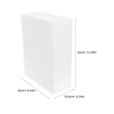 Clear Plastic Drawer Organizer for Desk and Office, Multi-Functional Desktop Storage Case for V1366-AZ2-W-28405