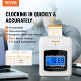 Punch Time, Time Tracker Machine for Employees of Small Business, 6 Punches per Day, Time V952-ZKSDKZTZYJK3YNZNYV3