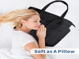 Puffer Tote Bag for Women, Lightweight Puffy Handbag with Compartments, Quilted Shoulder Bag for V1258-DP02-C-1317