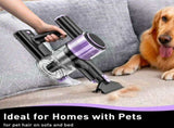 Cordless Vacuum Cleaner, 10 in 1 Stick Vacuum with Powerful Suction, Hose, Green LED Light, V1313-AU-A27V-1