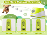 Automatic Dog Tennis Ball Launcher for Indoor & Outdoor Play, Adjustable 3-Speed Thrower with 3 V1341-ZY-L4DW5Y2W-YELLOW