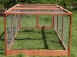 YES4PETS Large Chicken Coop Run Guinea Pig Cage Villa Extension Rabbit Hutch House Pen V278-RUNFOR32