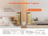 Mechanical Keyless Entry Door Lock, 14 Key Mechanical Door Lock, Mechanical Keypad Door Lock with V952-JXMMSQRSSZMM8DYARV0