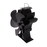 Heat Powered Stove Fan 6 Blade Aluminum Alloy Low Noise Wood Stove Fireplace Fan for Home Log V1294-YM0706-3114230098211