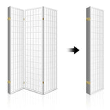 Artiss 6 Panel Room Divider Screen 261x179cm White RD-4019-6P-WH-AB