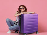 Slimbridge 28" Luggage Case Suitcase Purple 28 inch LG1009-28-PP