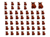 50Pcs Mini Animals Figurines Resin Tiny Animal Miniatures Wild Miniature V1370-AZ4-07714