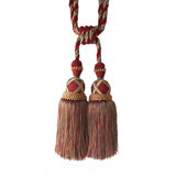 Multi Coloured Double Tassel Curtain Tieback V1008-2615-298