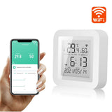 1Set Wifi Thermometer with Usb Cable for Tuya Smart Wifi Thermometer Hygrometer Indoor Room Digital V1189-LWWAL-20260327-04117