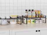 Kitchen Countertop Layered Storage Rack-Black V1161-600440