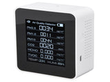 Air Quality Monitor 8 in 1 Real Time Color Screen Space Saving Widely Used CO2 Detector for TVOC V1294-YM0523-3113220040812