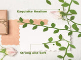 Soft Polyester Leaf Ribbon Fabric Vine for Crafts, Floral Arrangements, Homeation and Party V1369-AZ3-W-12764