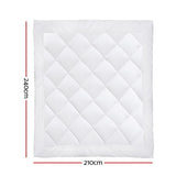 Giselle Bedding 400GSM Microfibre Bamboo Quilt King QUILT-BAM-400-K