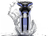 Men's Electric Rotary Shaver, Wet & Dry Beard Trimmer, Body Grooming Razor V1263-JX-4017