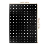Wall Mount Metal Pegboard Panel Black for Garage Organization and Tool Display V1192-AZ-W-25612