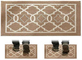Non-Slip Absorbent Washable Doormat for Entryway Home Kitchen Garage Laundry, Khaki, 50x80cm V1237-ZY-924-067