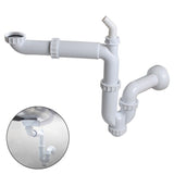 Arkzeo G1-1/2 Inch Kitchen Sink Drain Pipe 40mm Smooth U-Bend Design for Easy Flow V1189-LWWAL-20260327-04394