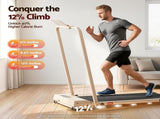 Everfit 3 in 1 Walking Pad Treadmill 12% Incline Under Desk Foldable Treadmills for Home Gym With TMILL-380H-2INC-BG
