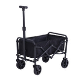 Foldable Camping Wagon Retractable Handle, Lightweight Design for Outdoor Trips, Beach & Picnics V1107-FOLDABLE CAMPING WAGON