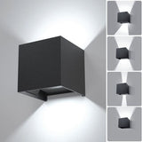 LED Wall Light Cube 12W Waterproof Outdoor Indoor Lighting Fixtures Cool V201-W12054410