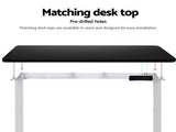 Artiss Standing Desk Frame Only Dual Motor Motorised White HASD-268-WH