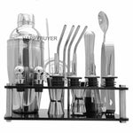 20Pcs Cocktail Shaker Set 750ml Martini Strainer Bartender Kit Bar Spirits Maker V201-W12466515