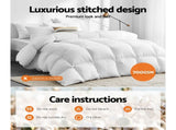 Giselle Bedding 700GSM Goose Down Feather Quilt King QUILT-GOOSE-700-K