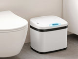 Devanti 15L Motion Sensor Bin Touchless Bins Soft-Close Rubbish Trash Can White SB-E-15L-WH