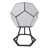LED Dodecahedron Light USB Powered Music Sync Color Changing Colorful Ambient Lamp with Stand for V1294-YM0901-3119240061311