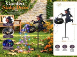 30.7" Halloween Witch Cauldron Garden Light, Scary Witch Hat Lamp Halloween Decorations, LED V1366-AZ2-W-24686