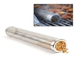 Mesh Pellet Smoker Tube Outdoor Round Cold Hot Stainless Steel Barbecue Smoker Generator V1294-YM0717-10075434