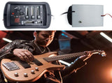 3 Bands Acoustic Guitar Piezo Pickup Preamp Tuner Piezo Pickup Equalizer System Battery Holder for V1192-AZ-W-23450