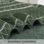 Elegant Quilted Bedspread and Pillowcases Set: Perfect for a Luxe Bedroom Feel - Queen size V745-MAC090443Q13U