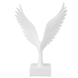 Resin Eagle Figurine Home Decor Abstract Eagle Wing Statue Sculpture Ornament Crafts Office Desk V1294-YM0901-3115240054612