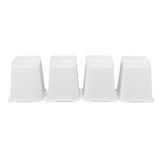 4 Pcs Furniture Risers 6 Inch Raise Trapezoid L Shape Top Anti Slip Bed Sofa Risers Furniture Leg V1294-YM0703-3114230002711