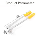 Manual Copper Tube Expander with Lever Design for Refrigeration Pipe Flaring and Connection, V1341-ZY-TYBEEXP6-SILVER