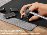 52 Shape Leather Hole Punch Tool Multiple Shapes Leather Punch Set, Hollow Punch Set for Handmade V1370-AZ4-07550