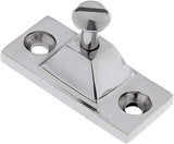 2PCS Bimini Top Side Mount Deck Hinge Fitting Hardware Base High Polished Marine Grade 316 Stainless V1259-DP01-A-1404