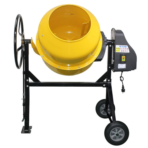 Kartrite Portable 200L Concrete Cement Mixer Sand Gravel Dual Mix Blades & Tipper Lock 850W Hea PCM-700-200