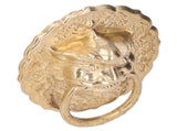 Door Knocker Brass Material Bronze Collision Resistance Chinese Animal Head Pull Ring for Wooden V1294-YM0523-3114220008611
