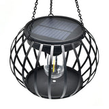 Solar Outdoor Lights Upgraded Hanging Solar Lantern Metal Solar Lights Outdoor Waterproof Lanterns V1192-AZ-W-16260