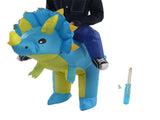 Inflatable Dinosaur Costume Halloween Cosplay Costume Party Riding Triangle Dinosaur Inflatable Doll V1294-YM0521-3115230019613