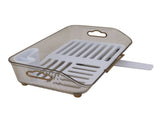 Dish Drying Rack Multifunctional PP Space Saving Clean Hygienic Dish Drainer for Kitchen Sink V1294-YM0710-3118230289011