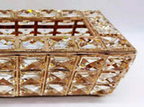 Tissue Box Crystal Iron Shining Paper Holder Home Accessories for Coffee Bar Hotel Living Room V1294-YM0717-3117220200611