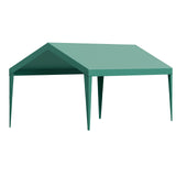 VEVORport Replacement Canopy, 6 x 3 m Potable Garage Tent Top Tarp, UV-Resistant & Waterproof V952-CKPB10X20FTMSHGRL001V0