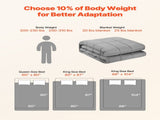 Weighted Blanket, 11 kg, 2235 x 2640 mm King Size, Cooling Breathable Heavy Blanket with Glass V952-JZMTDLBT25LBE74QP001V0