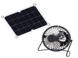 10W Solar Panel with Cooling Fan Photovoltaic Solar Panel for Home Pet Dog House V1294-YM0721-3114210016311