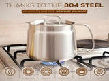 Deep fryer with basket Stainless steel deep fryer Kitchen accessories Oil pan Induction pan V1189-WXF-260203-00620
