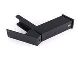 WELS Matt Black Cubic Square Basin Mixer Waterfall Faucet Spout Laundry Tap Set V1233-KSQ105BL
