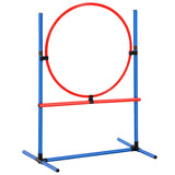 Dog Agility Training Equipment, 5 PCS Set with Adjustable High Hurdles,6 Weave Poles, Tunnel, Jump V952-TYKMJKCTJJCKQMHUSV0